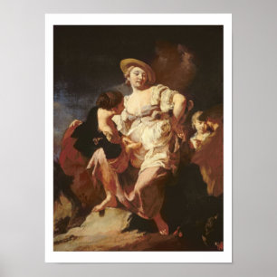 Der Wahrsager (L'Indivona), 1740 Poster