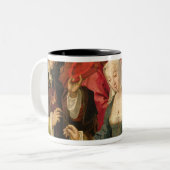 Der Wahrsager Zweifarbige Tasse (Vorderseite Links)