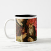 Der Wahrsager Zweifarbige Tasse (Links)