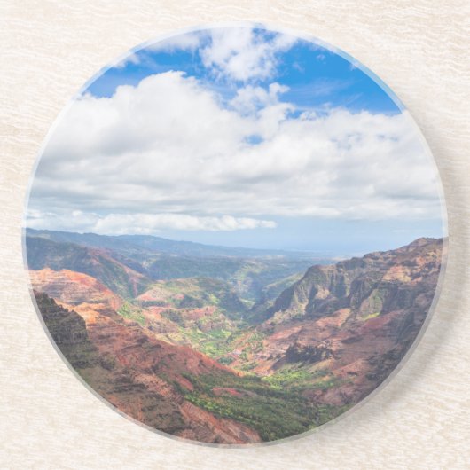 Der Waimea-Canyon Sandstein Untersetzer (Vorne)