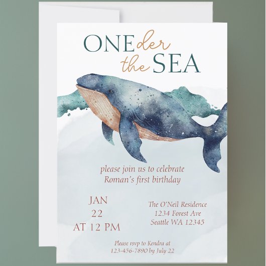 Der Wal des Meeres Einladung