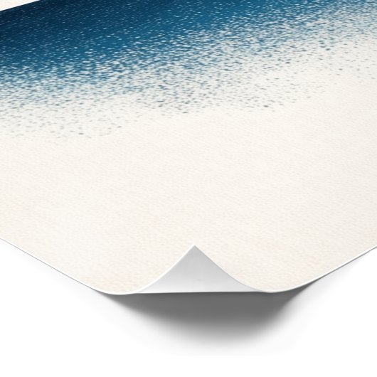 Der Wal Poster (Ecke)