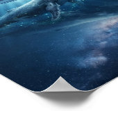 Der Wal unter den Sternen Poster (Ecke)