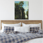 Der Wald an der Cote de Grace in Honfleur Leinwanddruck (Insitu (Schlafzimmer))