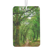 Der Wald außerhalb von Palas de Rey Autolufterfrischer (Rückseite)