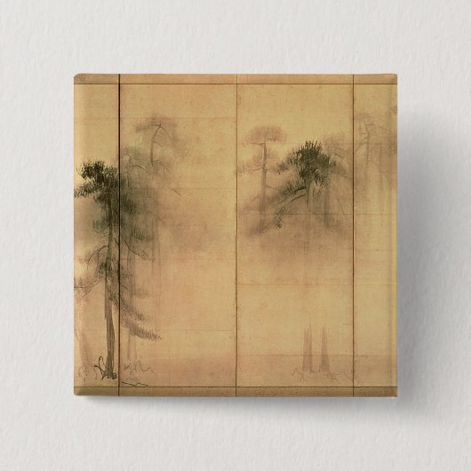 Der Wald der Kiefern Button (Vorderseite)