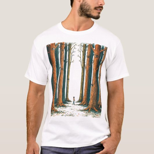 Der Wald, der mich erinnerte T-Shirt (Vorderseite)