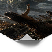 Der Wald, der wandert Poster (Ecke)