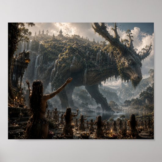 Der Wald, der wandert Poster (Vorne)