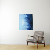 Der Wald erwacht aus dem Nebel Wandteppich (Beispiel)