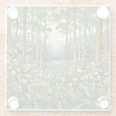 Der Wald Glasuntersetzer (Rückseite)