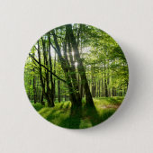 Der Wald im Frühling Button (Vorderseite)