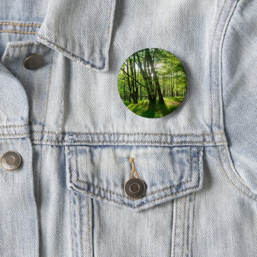 Der Wald im Frühling Button (Beispiel)