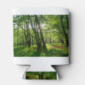 Der Wald im Frühling Dosenkühler (Rückseite)