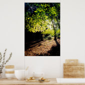 Der Wald im Frühling Poster (Küche)