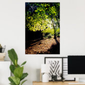 Der Wald im Frühling Poster (Heimbüro)