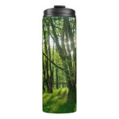 Der Wald im Frühling Thermosbecher (Vorderseite)