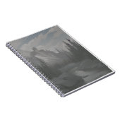 Der Wald in Notizblock (Rechte Seite)