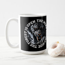 Der Wald ist offen Säbelzahn-Tiger-Design