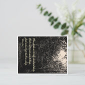 Der Wald ist schön, dunkel und tief.. Postkarte (Stehend Vorderseite)