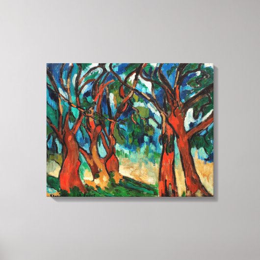 Der Wald | Maurice de Vlaminck | Leinwanddruck (Vorderseite)