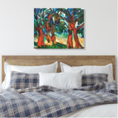 Der Wald | Maurice de Vlaminck | Leinwanddruck (Insitu (Schlafzimmer))