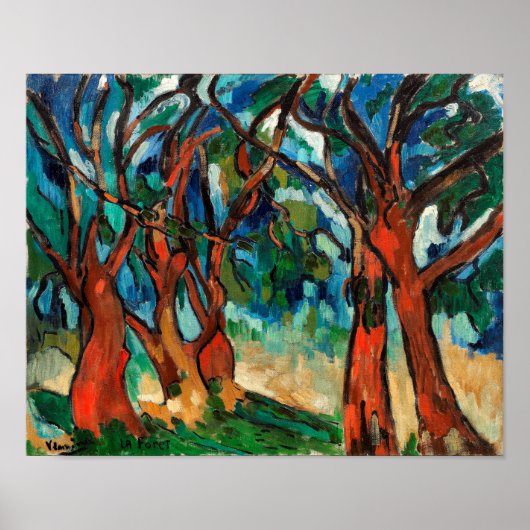 Der Wald | Maurice de Vlaminck | Poster (Vorne)