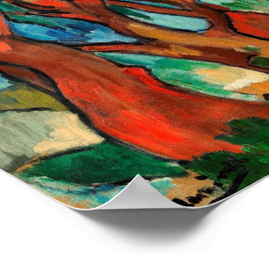 Der Wald | Maurice de Vlaminck | Poster (Ecke)