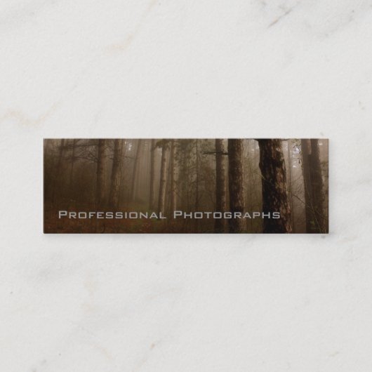 Der Wald Mini Visitenkarte (Vorderseite)