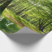 Der Wald mit Deinem Namen Geschenkpapier (Ecke)