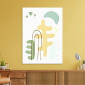 Der Wald modern Abstrakt Leinwanddruck (Insitu (Wohnzimmer))