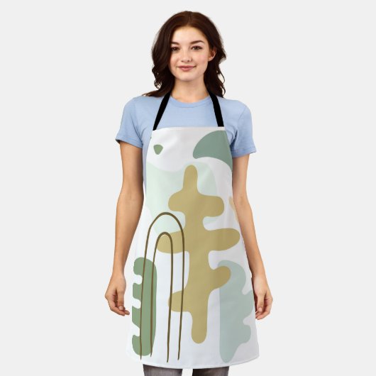 Der Wald modern Abstrakt Schürze (Getragen)