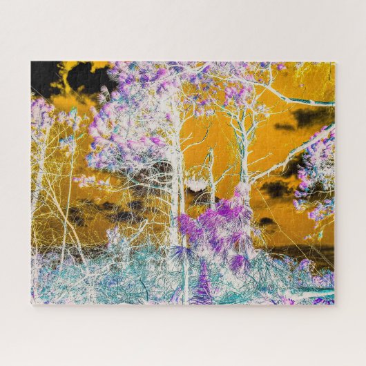 Der Wald nach dem Ian-Puzzle Puzzle (Horizontal)