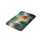 Der Wald (Natur) Badematte (Schrägansicht)