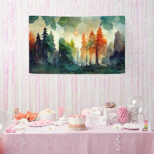 Der Wald (Natur) Banner (Party)