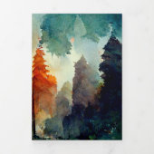 Der Wald (Natur) Dreifach Gefaltete Karte (Cover)
