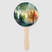 Der Wald (Natur) Fächer (Vorderseite)