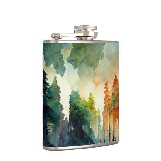 Der Wald (Natur) Flachmann (Rechts)