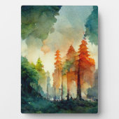 Der Wald (Natur) Fotoplatte (Vorderseite)