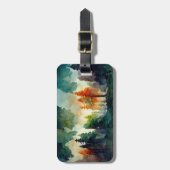 Der Wald (Natur) Gepäckanhänger (Vorderseite vertikal)