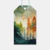 Der Wald (Natur) Geschenkanhänger (Vorderseite)