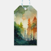 Der Wald (Natur) Geschenkanhänger (Rückseite)