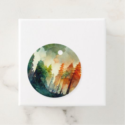 Der Wald (Natur) Geschenkanhänger (Beispiel)