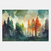 Der Wald (Natur) Geschenkpapier Set (Vorderseite)