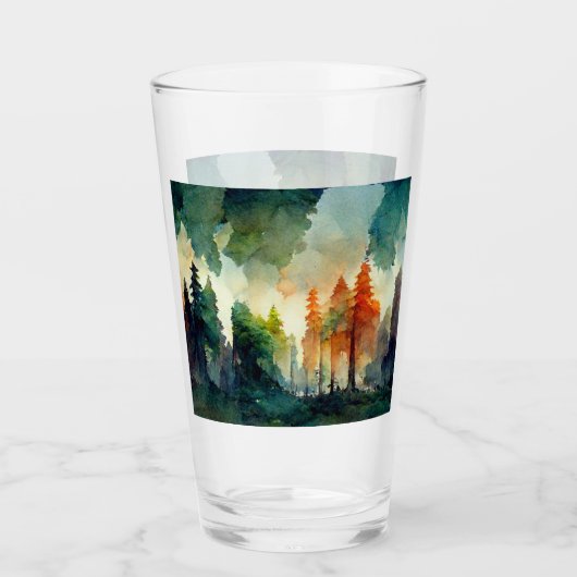 Der Wald (Natur) Glas (Vorderseite)