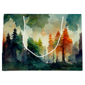 Der Wald (Natur) Große Geschenktüte (Vorderseite)