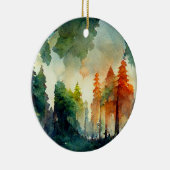 Der Wald (Natur) Keramik Ornament (Rechts)