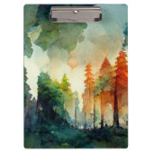 Der Wald (Natur) Klemmbrett (Vorderseite)