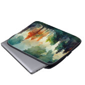 Der Wald (Natur) Laptopschutzhülle (Vorne Knopf)
