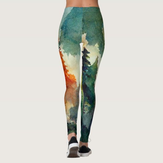 Der Wald (Natur) Leggings (Rückseite)